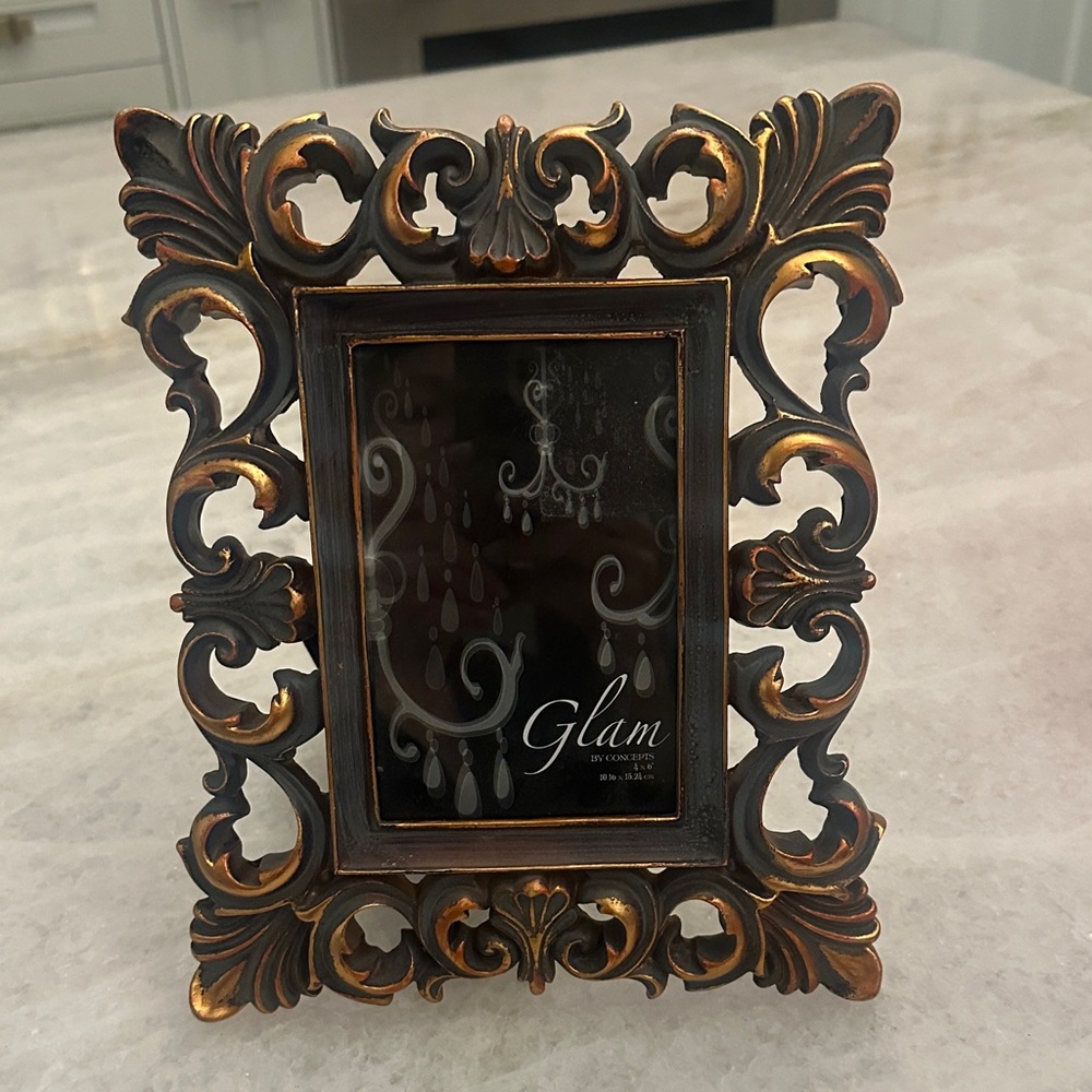 Glam Copper Ornate Picture Frame